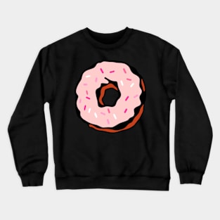 Pink Donut Pop Art Crewneck Sweatshirt